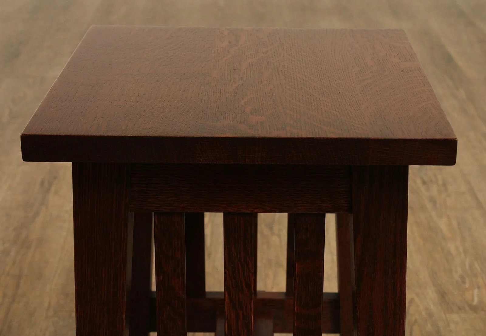 Stickley Mission Collection Oak Roycroft Tabouret Table - 6