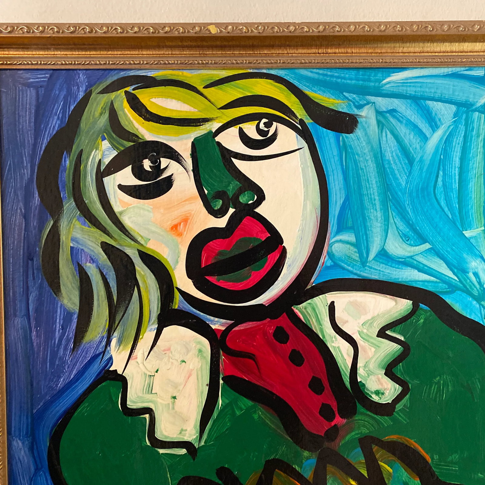 1970s Abstract Peter Keil Original Oil on Foam Board Framed Painting - 11