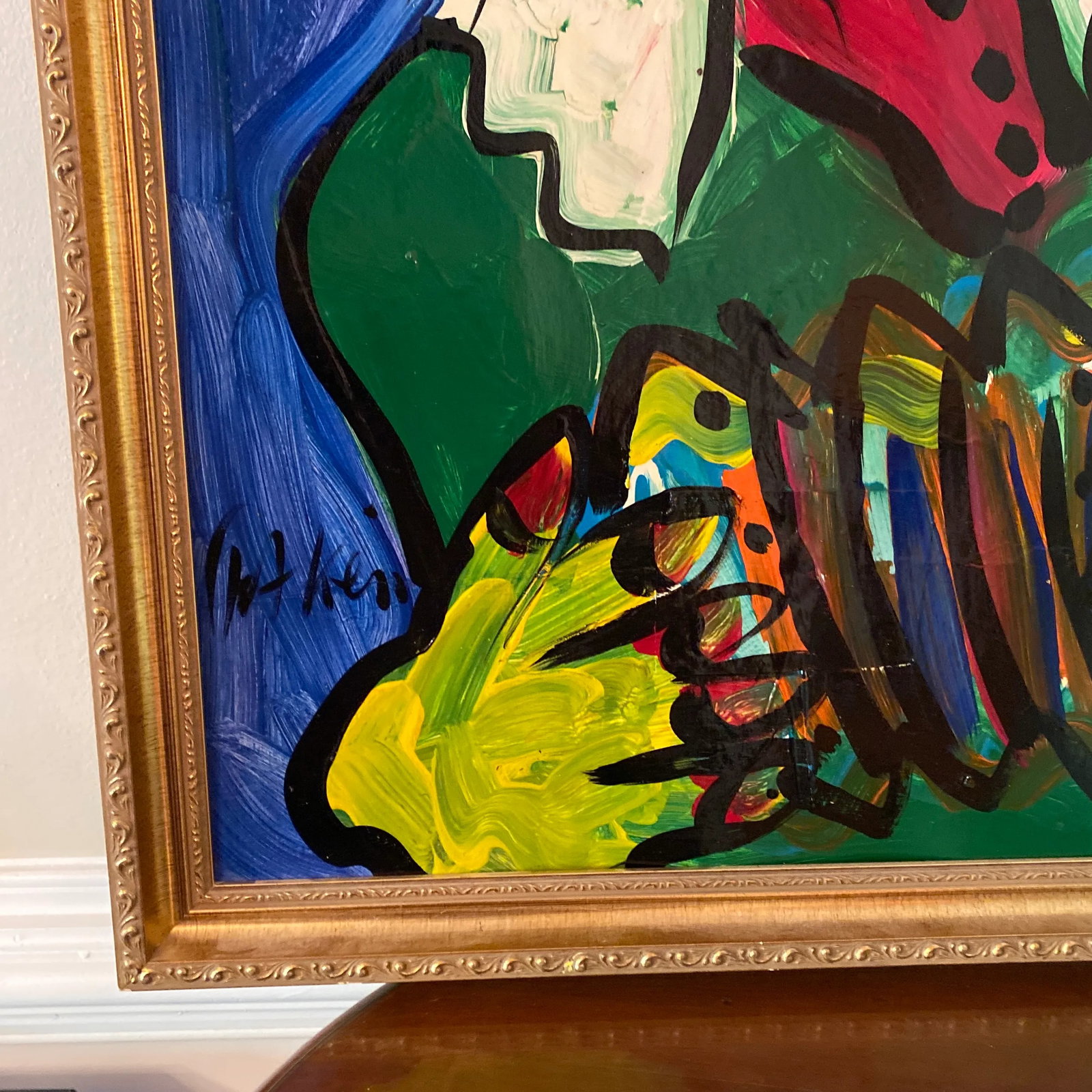 1970s Abstract Peter Keil Original Oil on Foam Board Framed Painting - 9