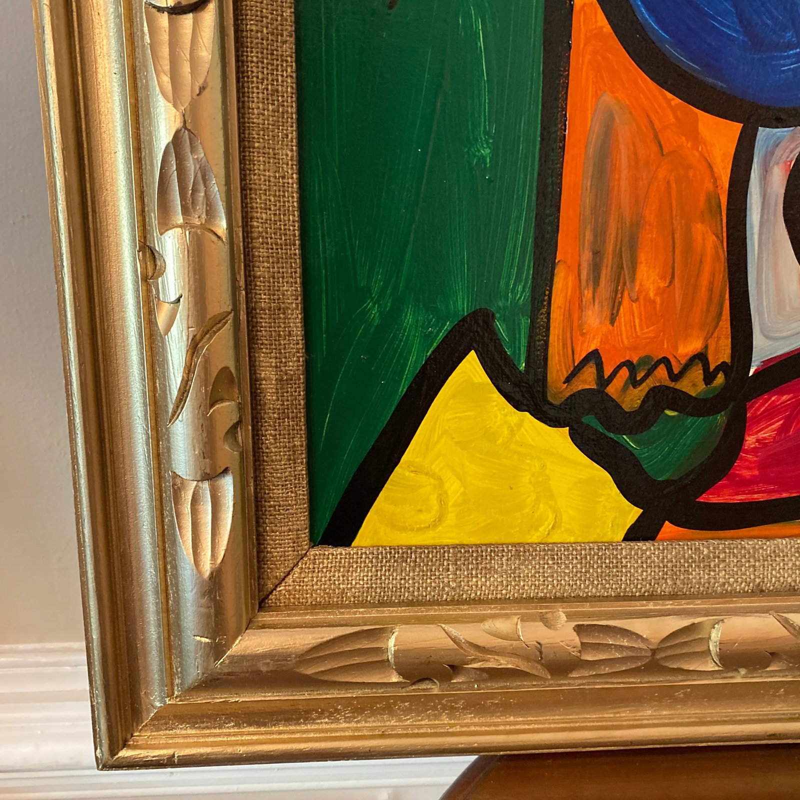 1970s Abstract Peter Keil Original Oil Canvas Framed Painting - 3