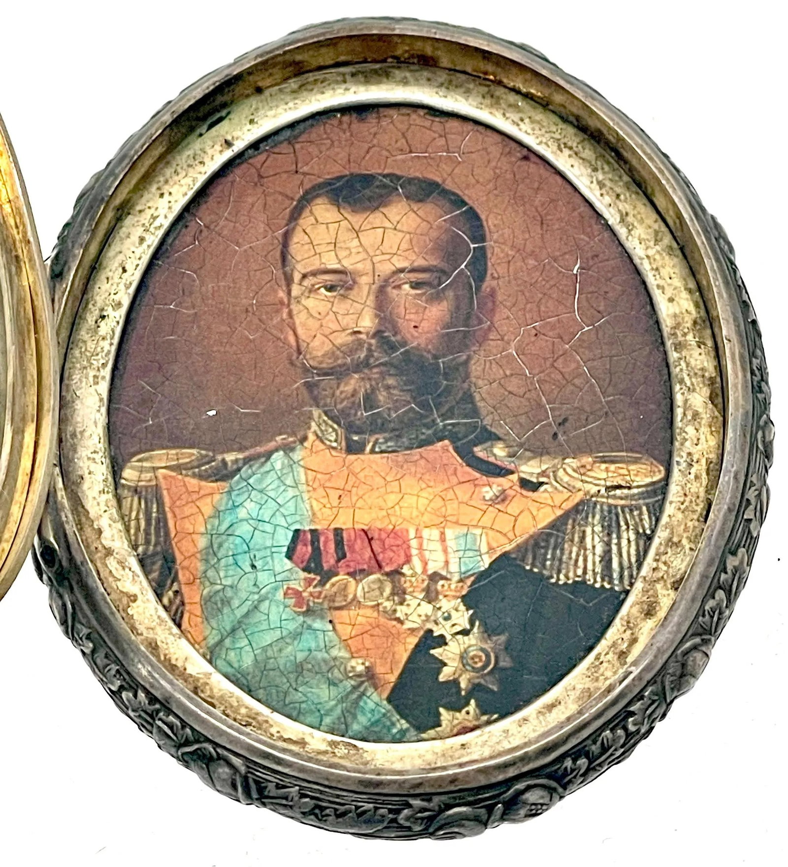 Czar Nicholas II Silver Portrait - 7