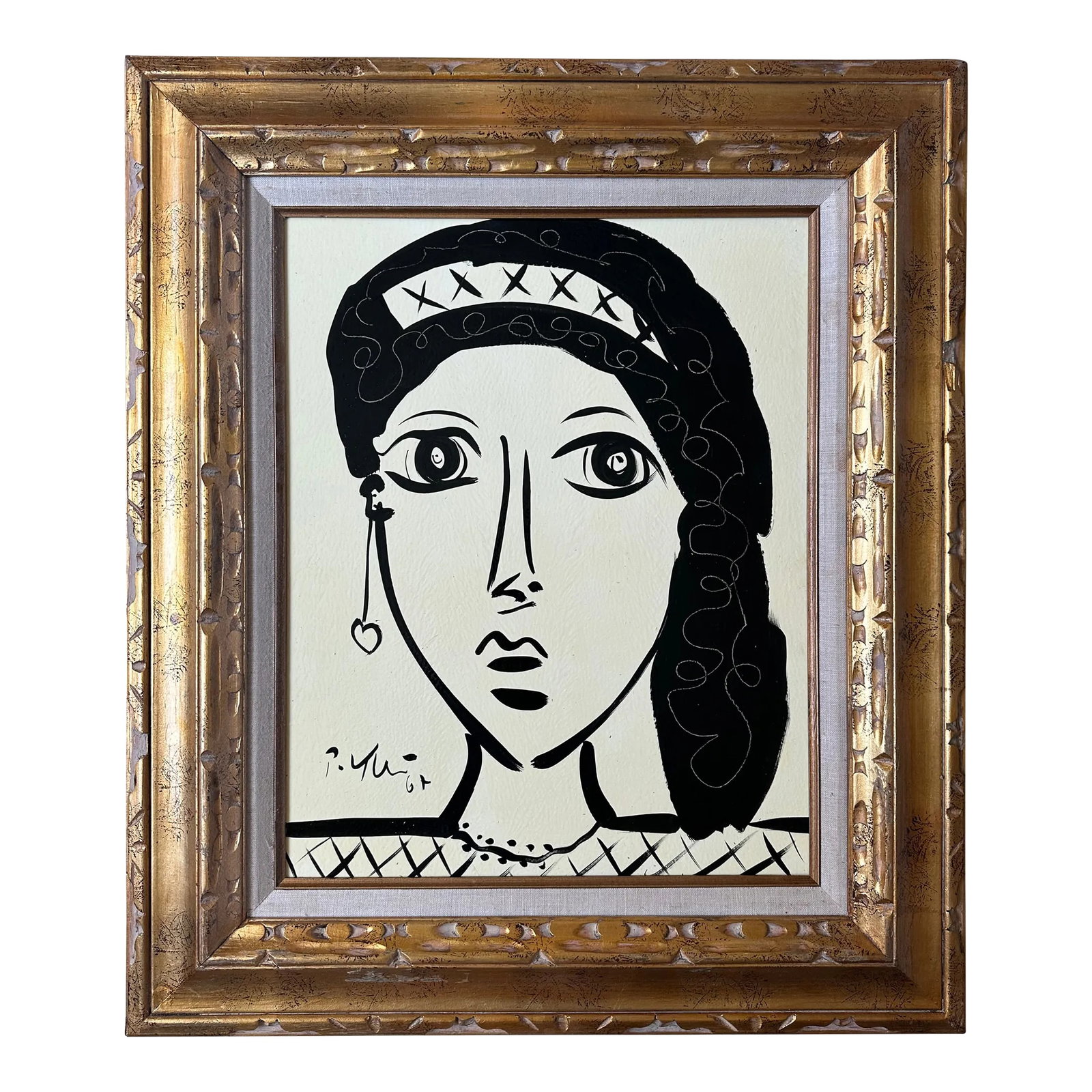 Peter Keil, 1967: Peter Keil is a German artist who focuses primarily on abstract expressionism. Keil painted with some of the greats, including Joan Miro, Pablo Picasso, and Andy Warhol, to name a few. This is a