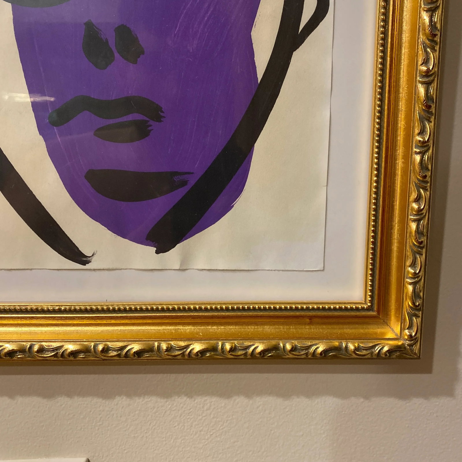 1970s Abstract Painting by Peter Keil, Framed - 7
