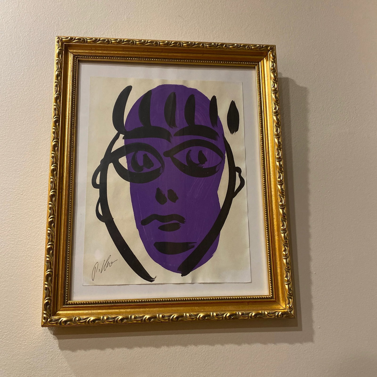 1970s Abstract Painting by Peter Keil, Framed - 8