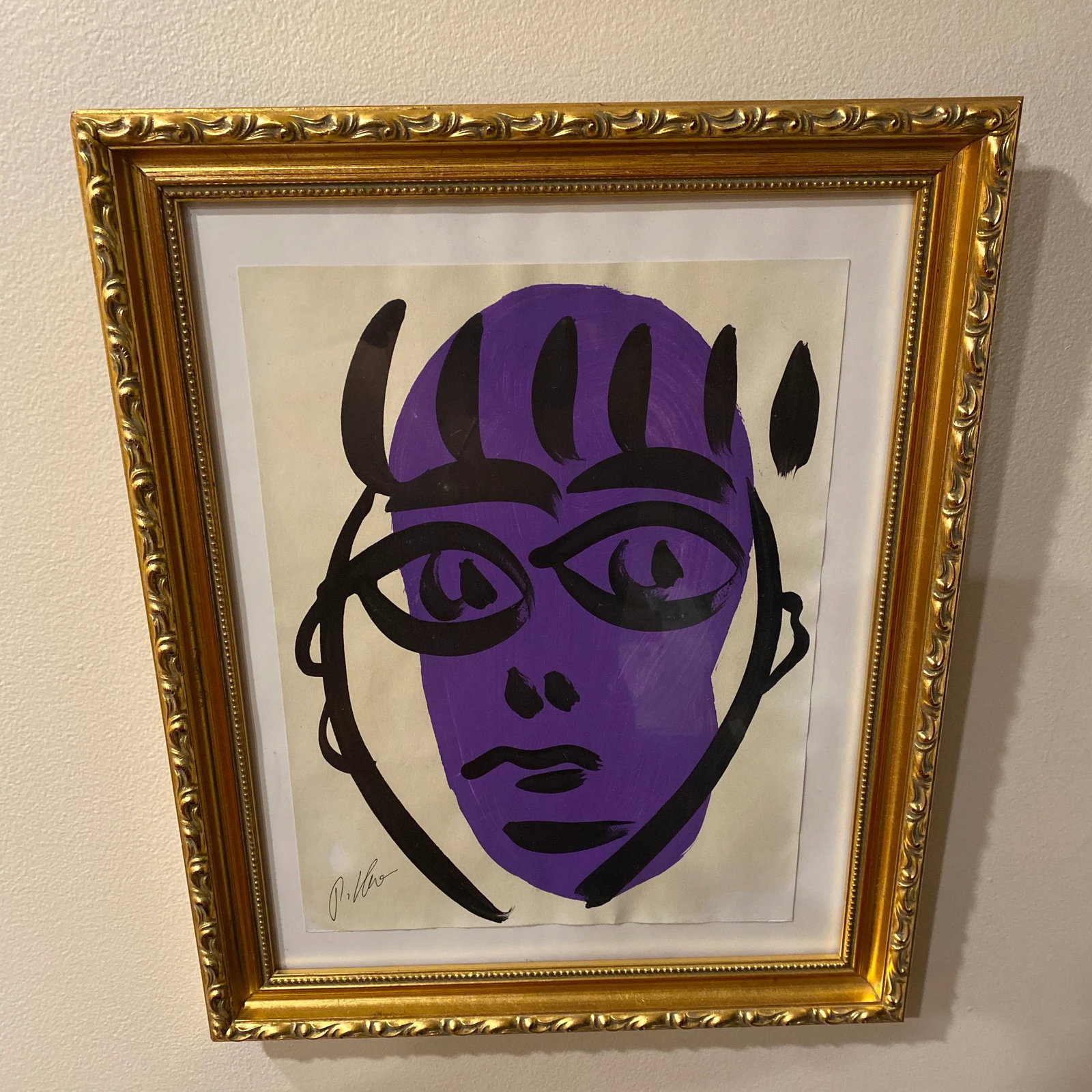 1970s Abstract Painting by Peter Keil, Framed - 9