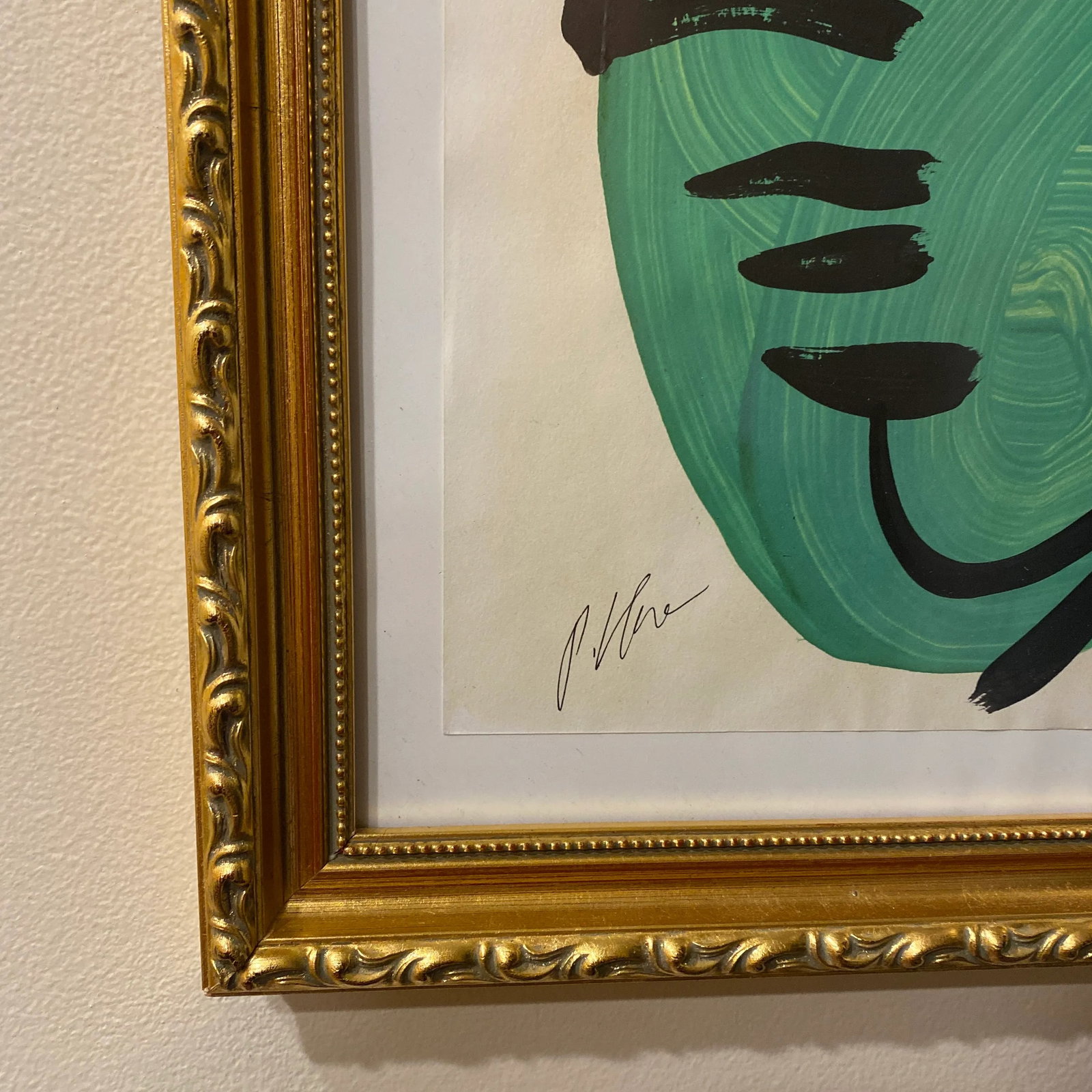 1970s Abstract Painting by Peter Keil, Framed - 3