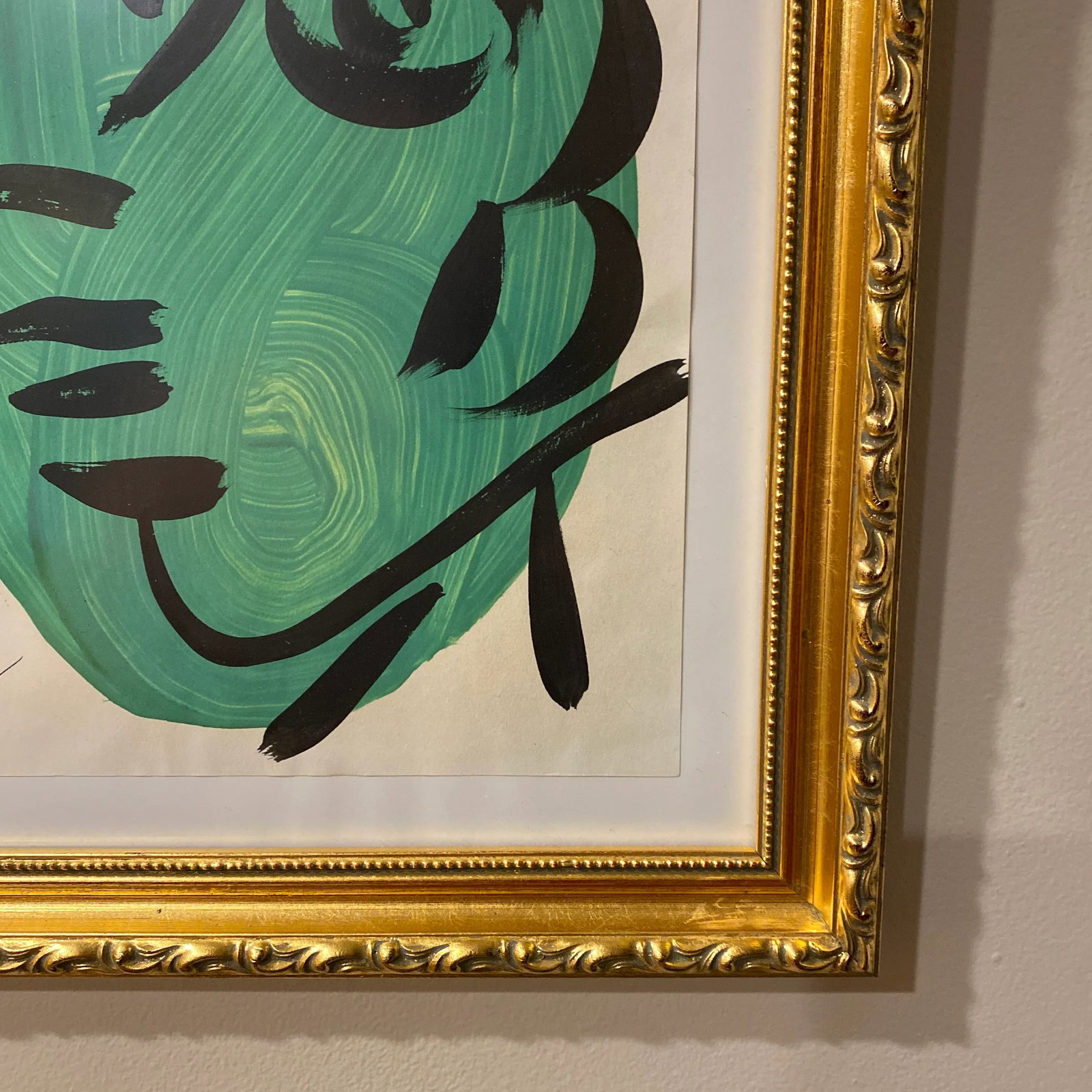 1970s Abstract Painting by Peter Keil, Framed - 4
