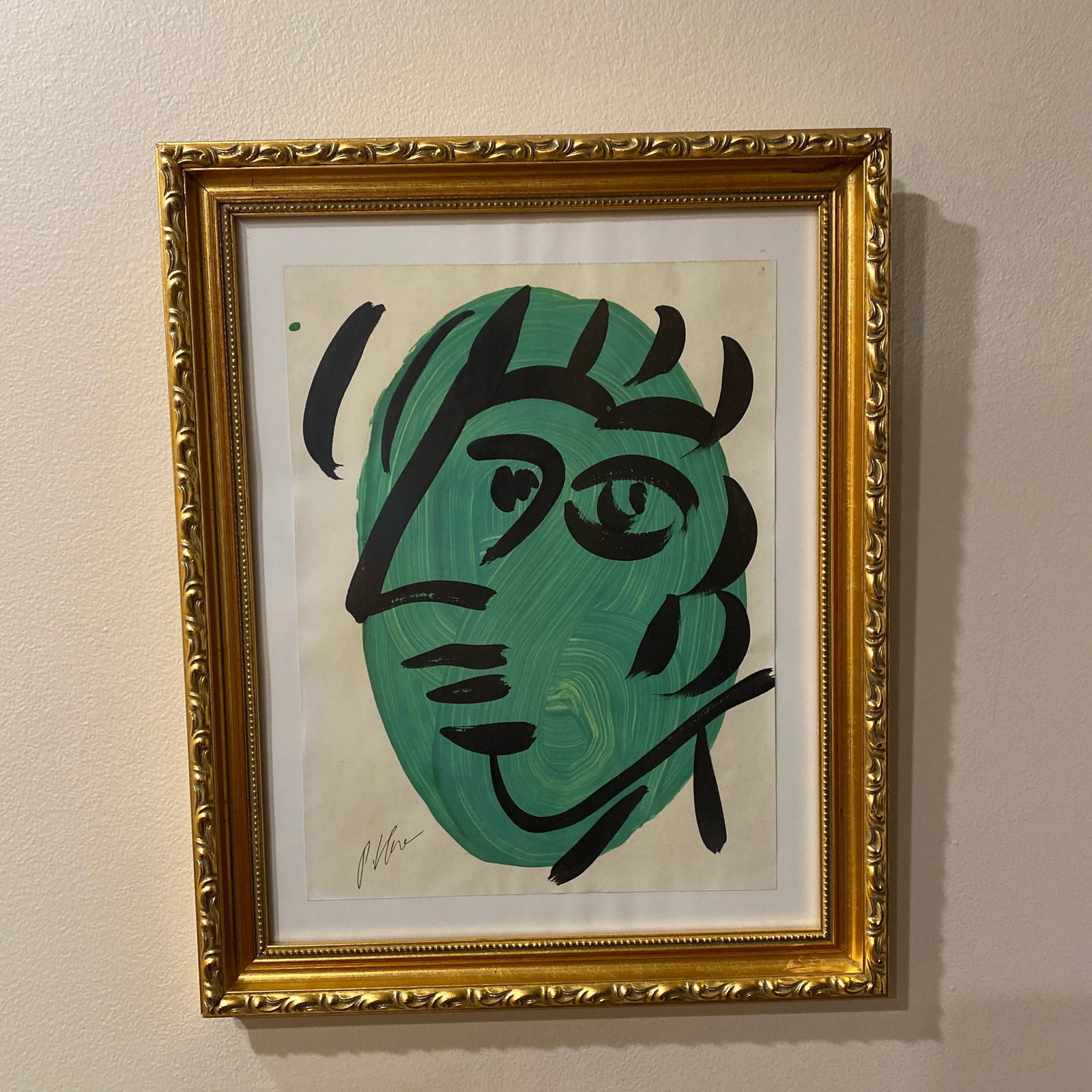 1970s Abstract Painting by Peter Keil, Framed - 7