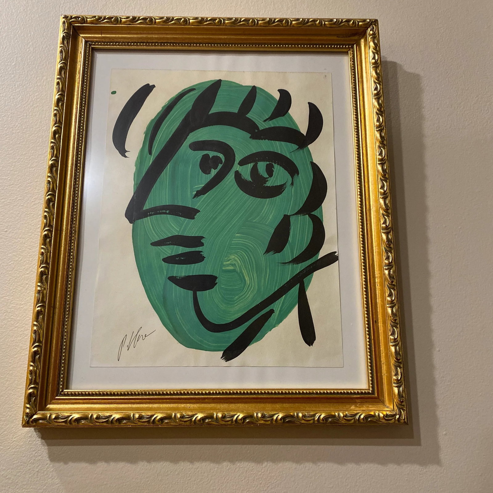 1970s Abstract Painting by Peter Keil, Framed - 8