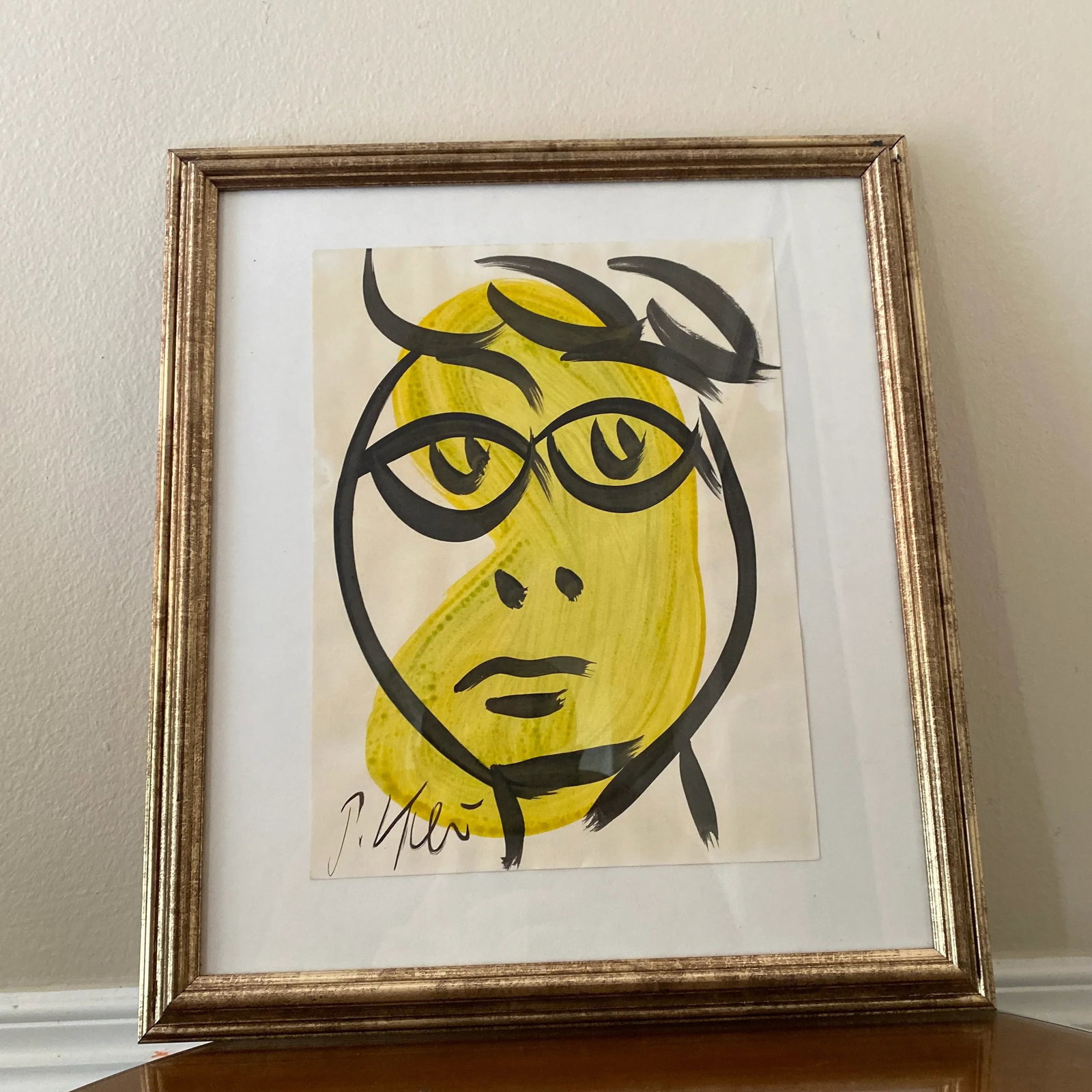 1970s Abstract Painting by Peter Keil, Framed - 2