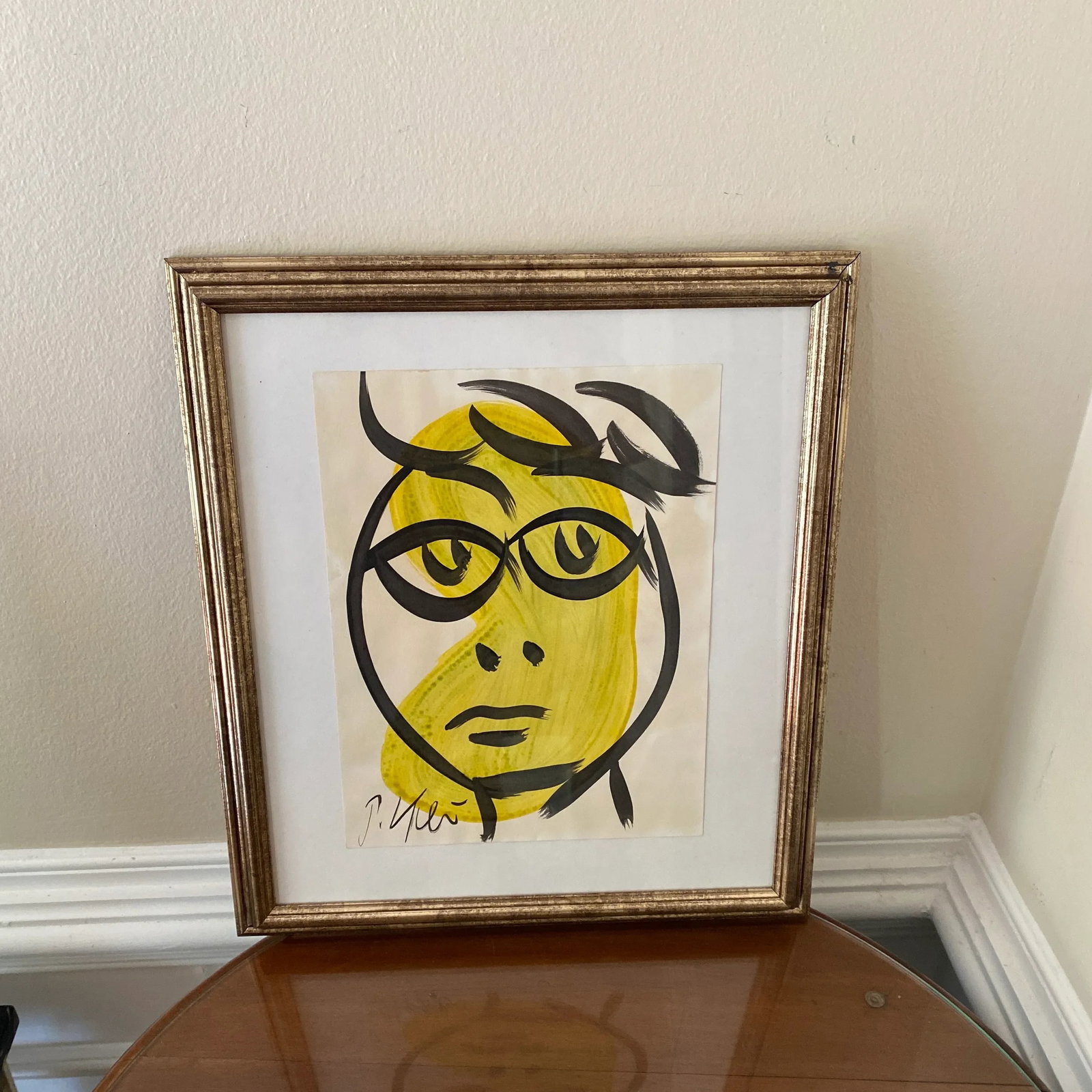 1970s Abstract Painting by Peter Keil, Framed - 3