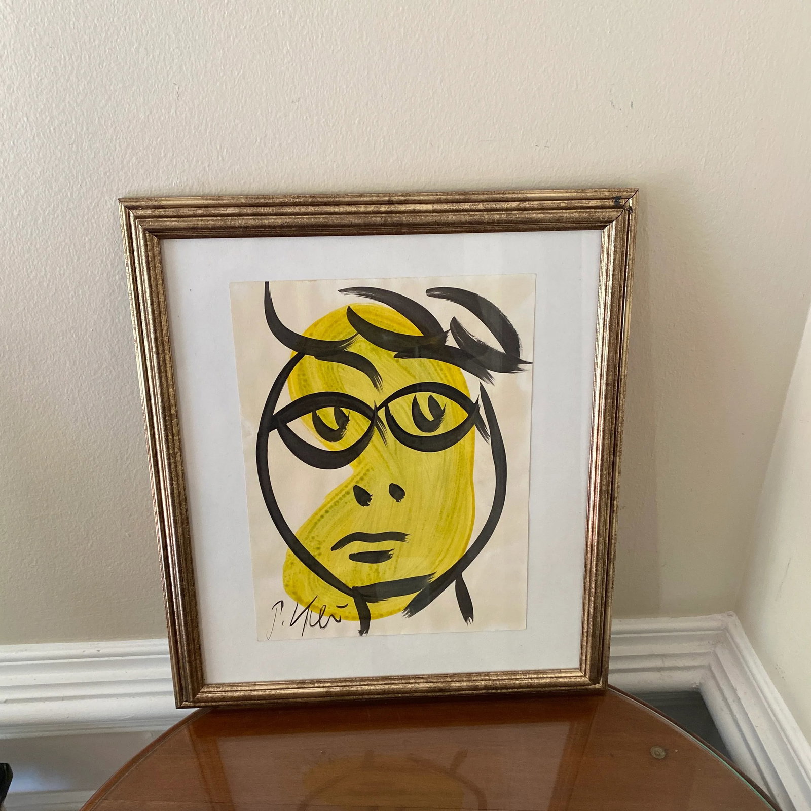 1970s Abstract Painting by Peter Keil, Framed - 4