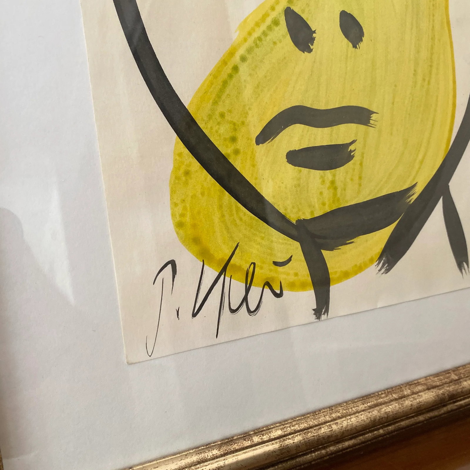 1970s Abstract Painting by Peter Keil, Framed - 5