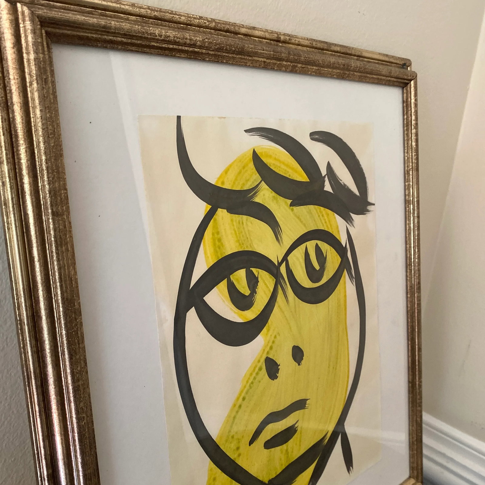 1970s Abstract Painting by Peter Keil, Framed - 6