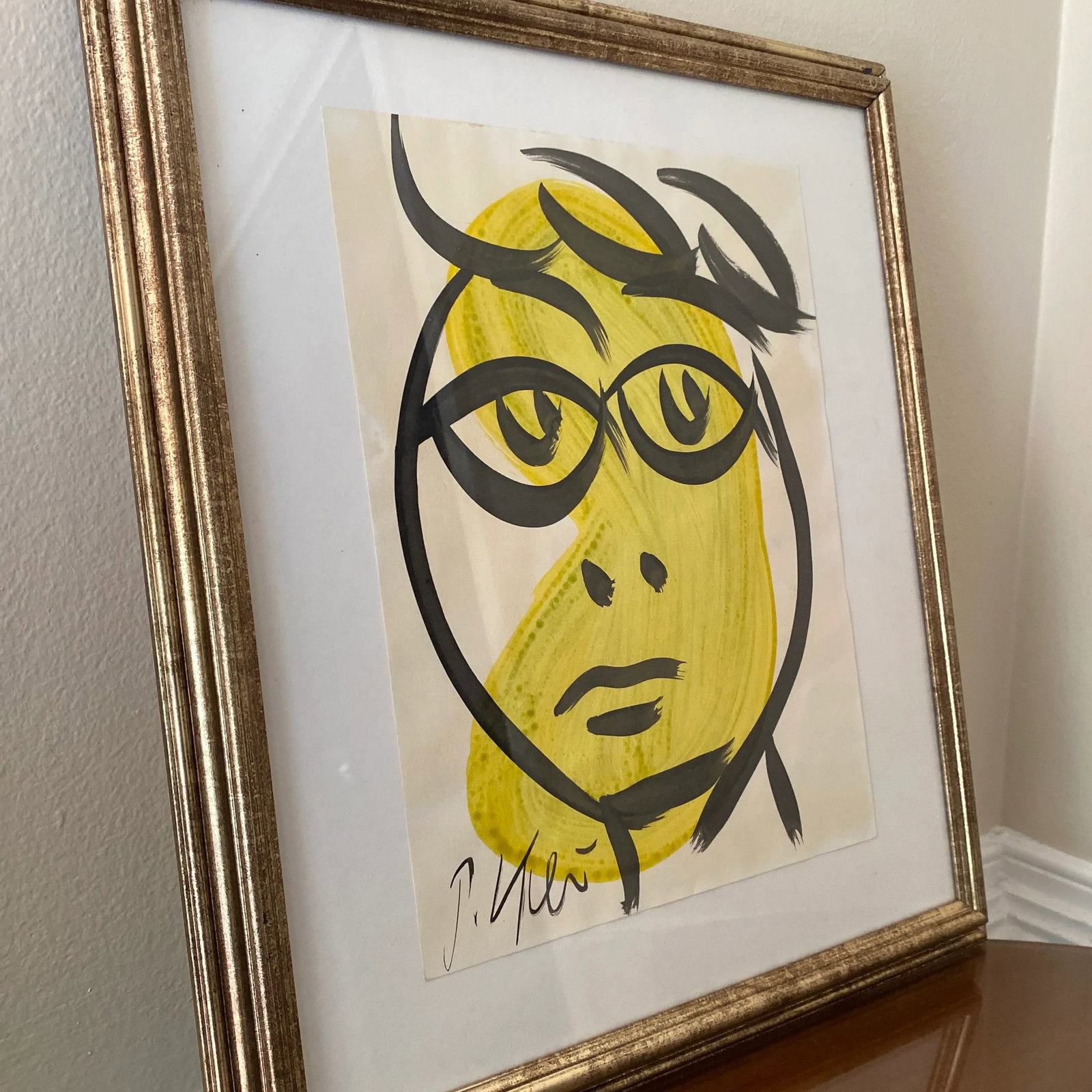 1970s Abstract Painting by Peter Keil, Framed - 7