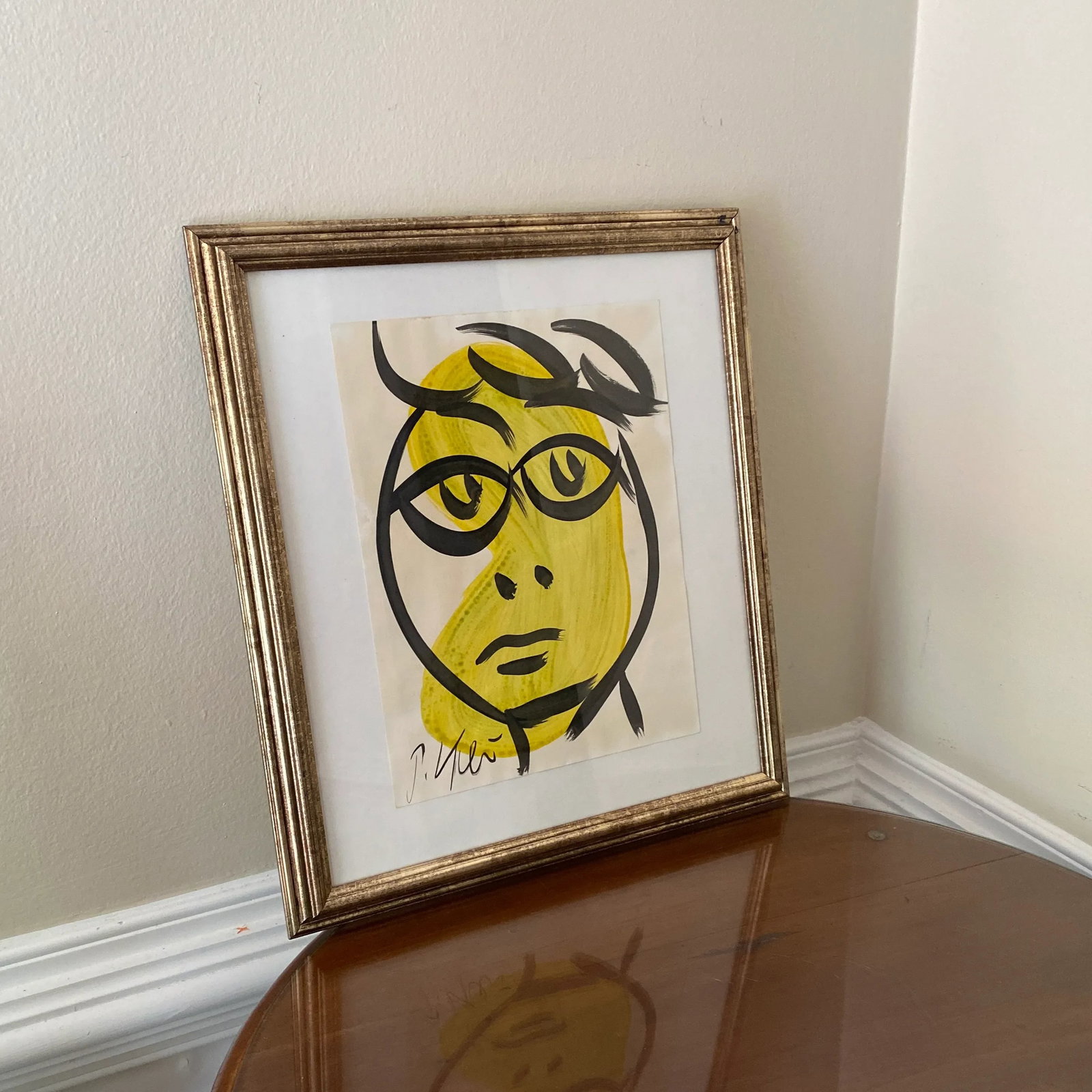 1970s Abstract Painting by Peter Keil, Framed - 8