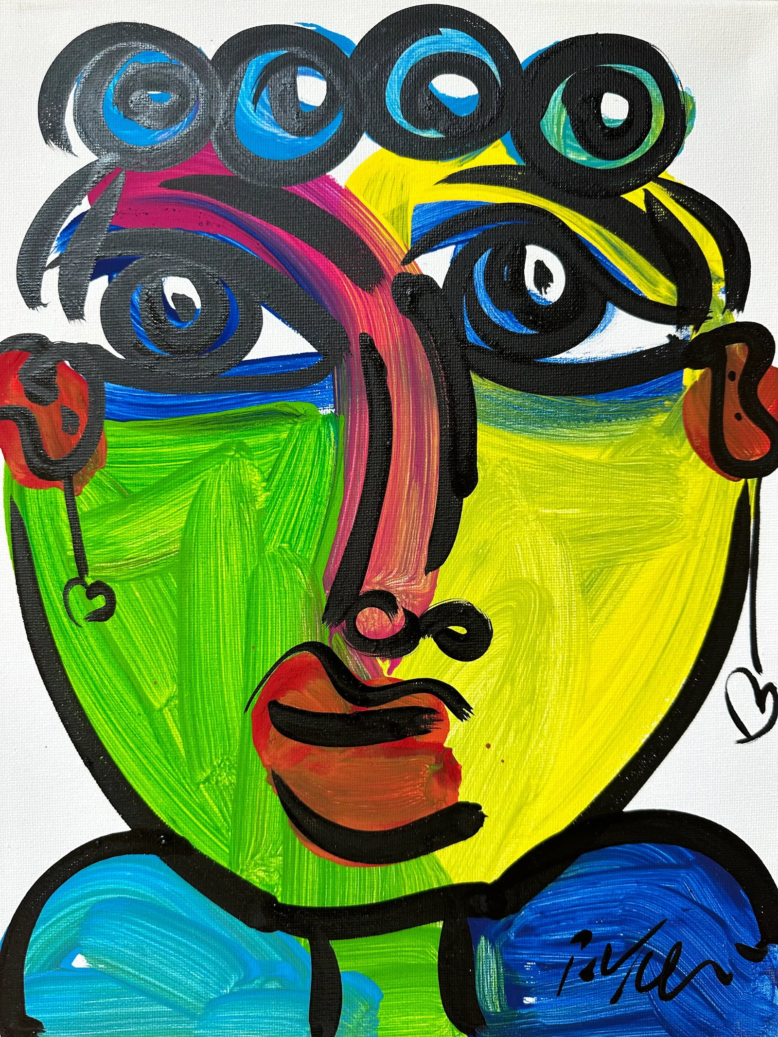 Abstract Portrait Painting by Peter Keil - 2