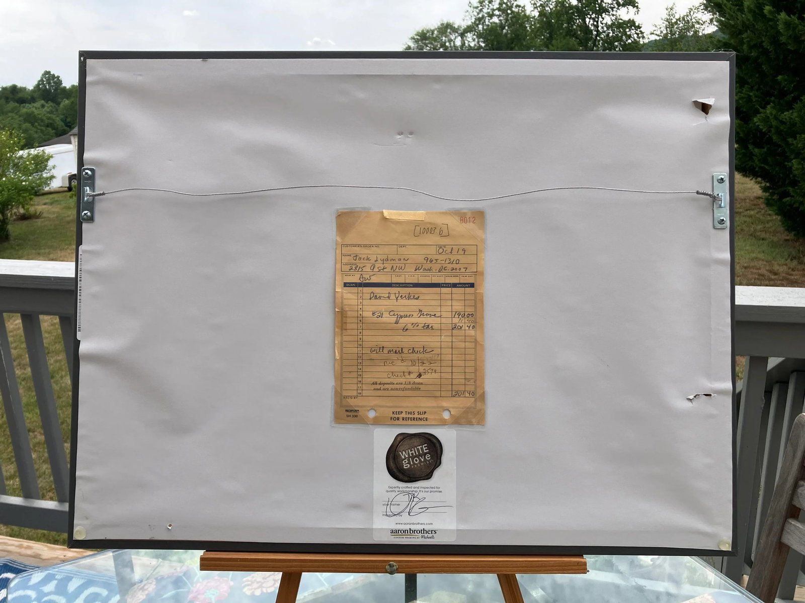 Original Artwork on Paper in Fine Gallery-Style Presentation, Tuscany, 1982, American Listed Artist, - 6