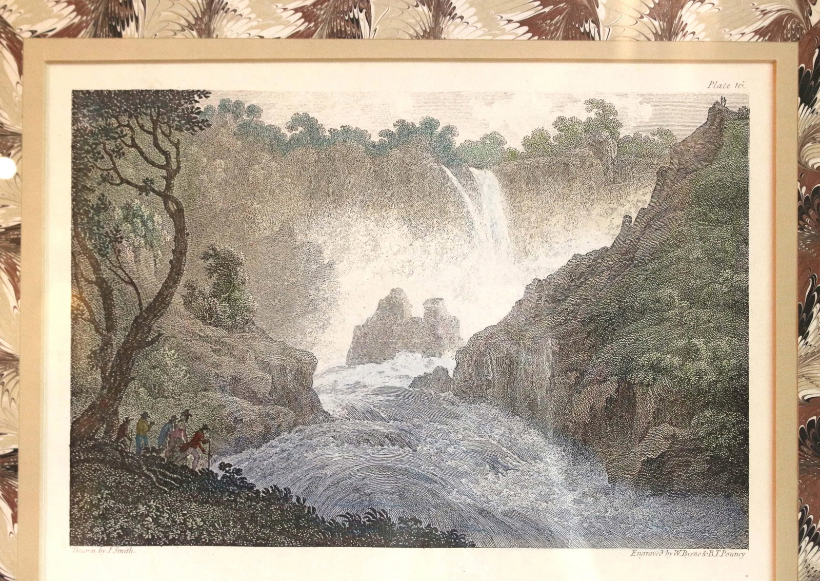 Late 18th Century English Engraving of the "Cascade of Terni" - 2