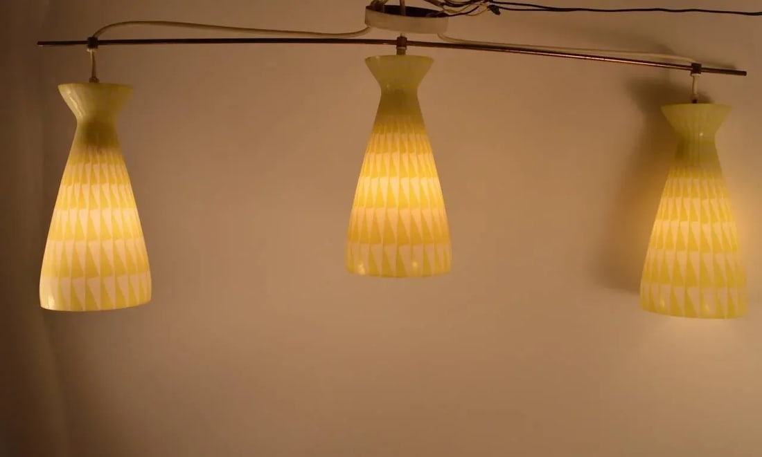 Modernist Three-Light Fixture - 2