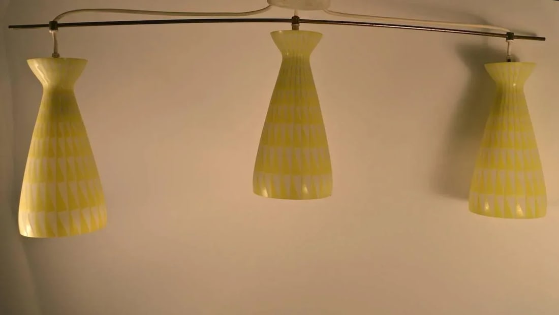 Modernist Three-Light Fixture - 8