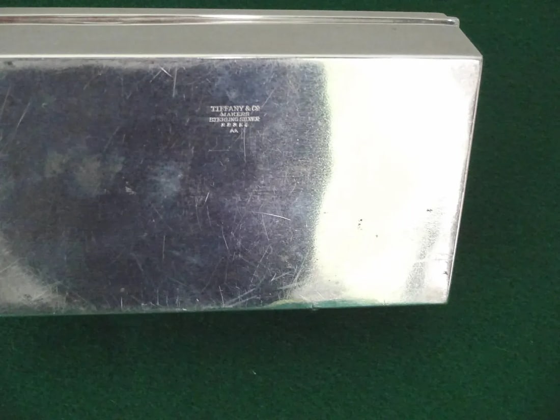 Tiffany & Co. Sterling Silver Cigarette Box - 9
