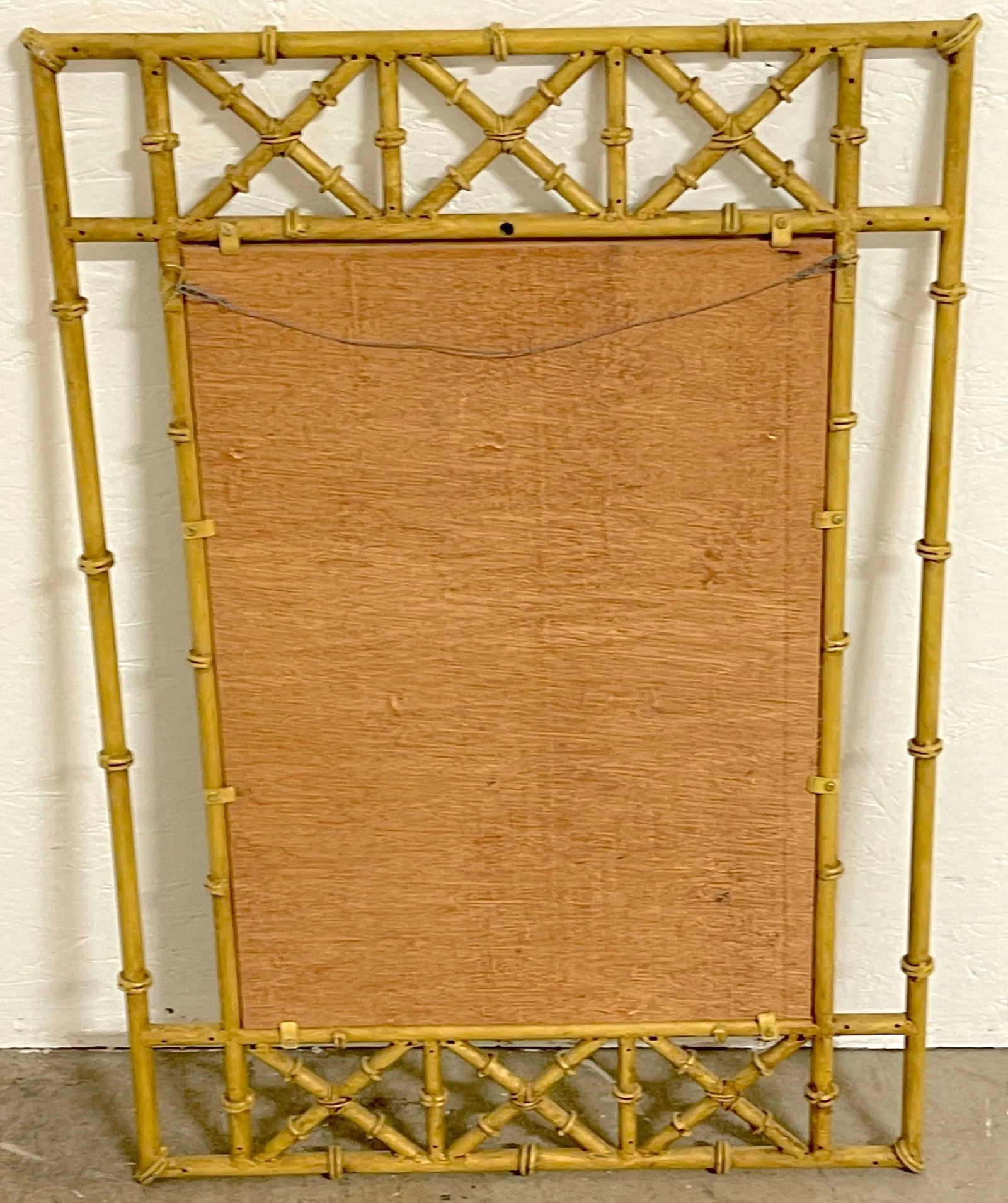 Italian Tole Faux Bamboo Mirrors - a Pair - 2