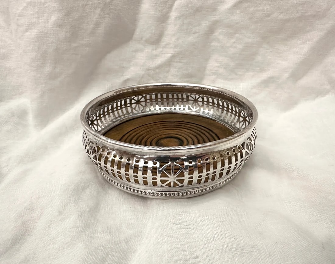 Barker Ellis English Silver Wine Coaster - 2