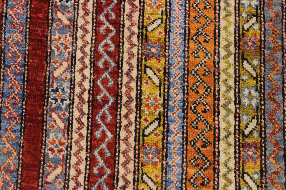 1990s Shabby Chic Vintage Tribal Khurgeen Steffen Rust Wool Rug - 1'11'' * 2'11'' - 4