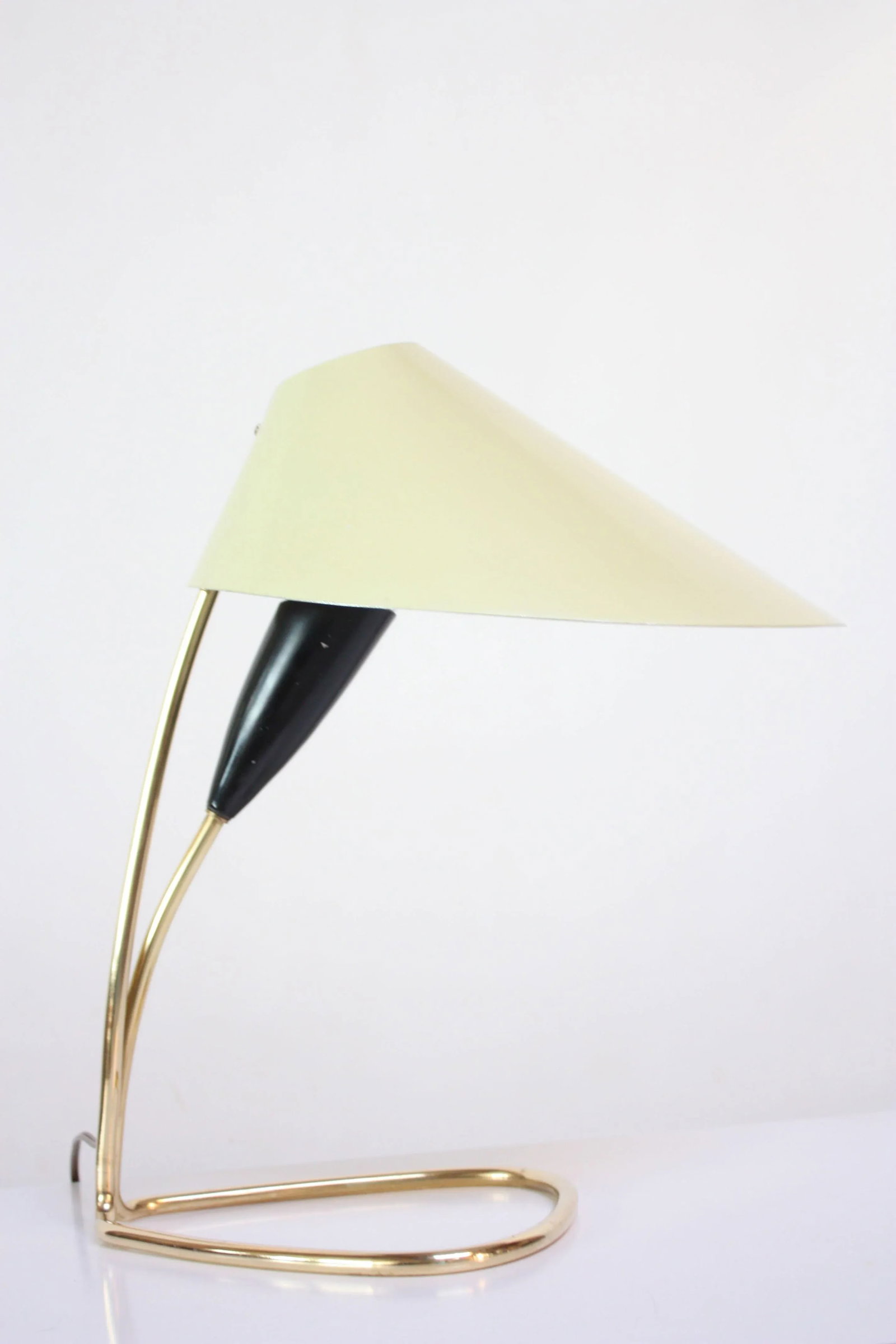 1950s Austrian Brass 'Lily' Table Lamp Attributed to j.t. Kalmar - 2