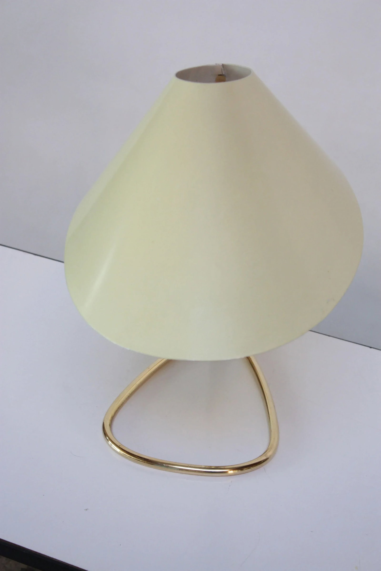 1950s Austrian Brass 'Lily' Table Lamp Attributed to j.t. Kalmar - 6