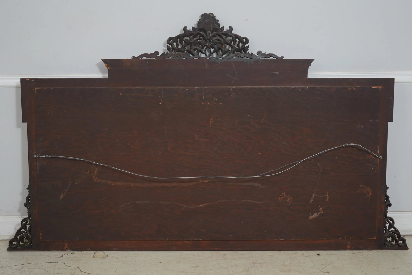 Antique 19th C. Georgian Mahogany Marble Console & Mirror - 11
