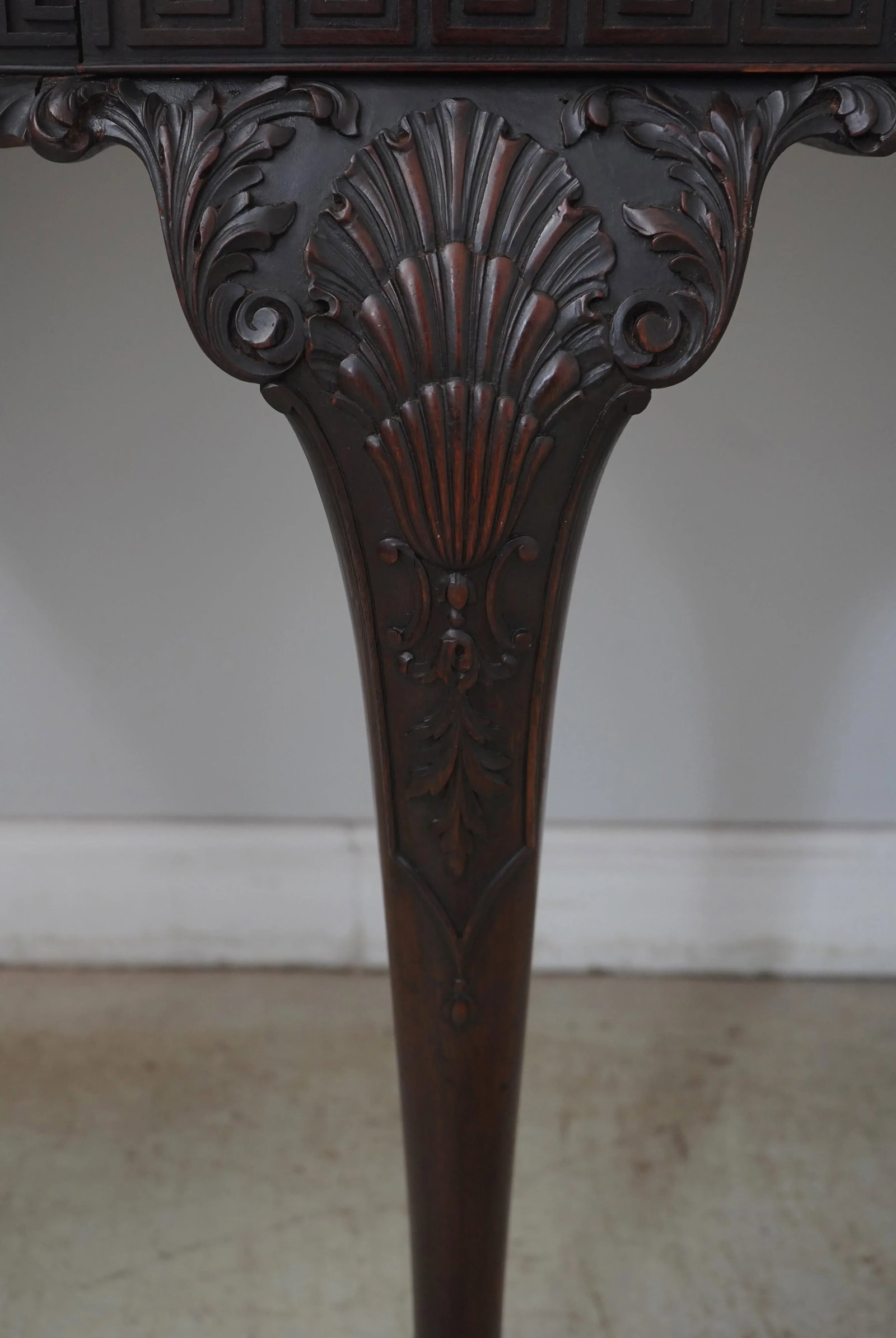 Antique 19th C. Georgian Mahogany Marble Console & Mirror - 3