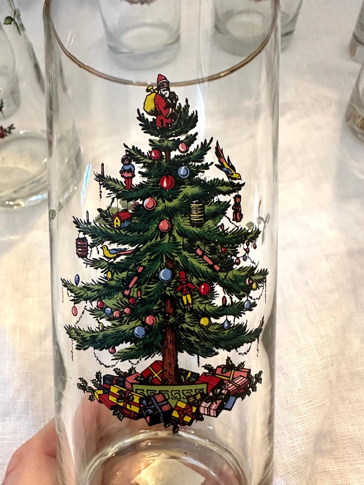 Spode Christmas Tree Tumblers-Set of 8 - 2