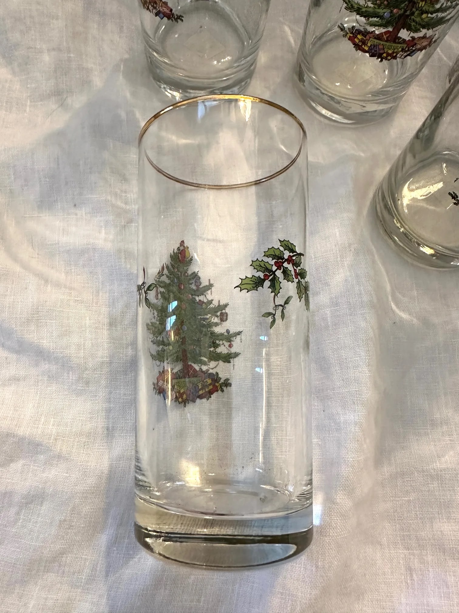 Spode Christmas Tree Tumblers-Set of 8 - 7