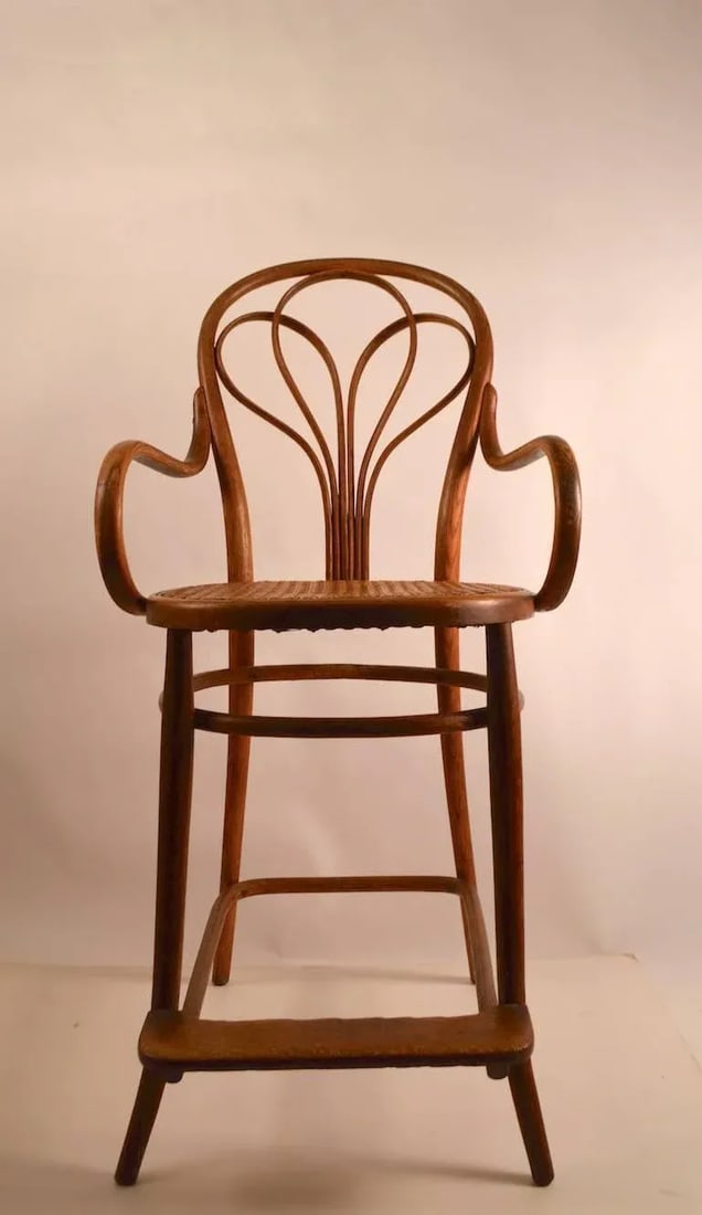 Bentwood Billiard Stool Attributed to Thonet - 10