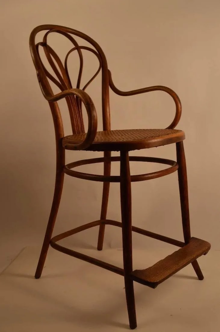 Bentwood Billiard Stool Attributed to Thonet - 2