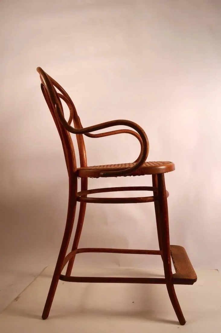 Bentwood Billiard Stool Attributed to Thonet - 5