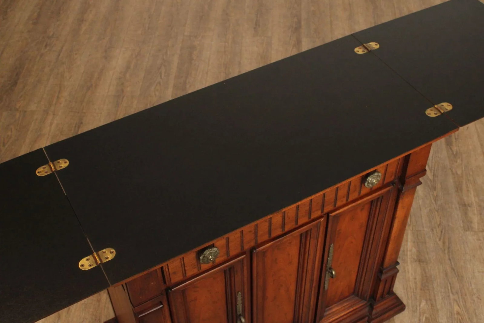 Drexel Italian Renaissance Style Walnut Flip Top Server - 4