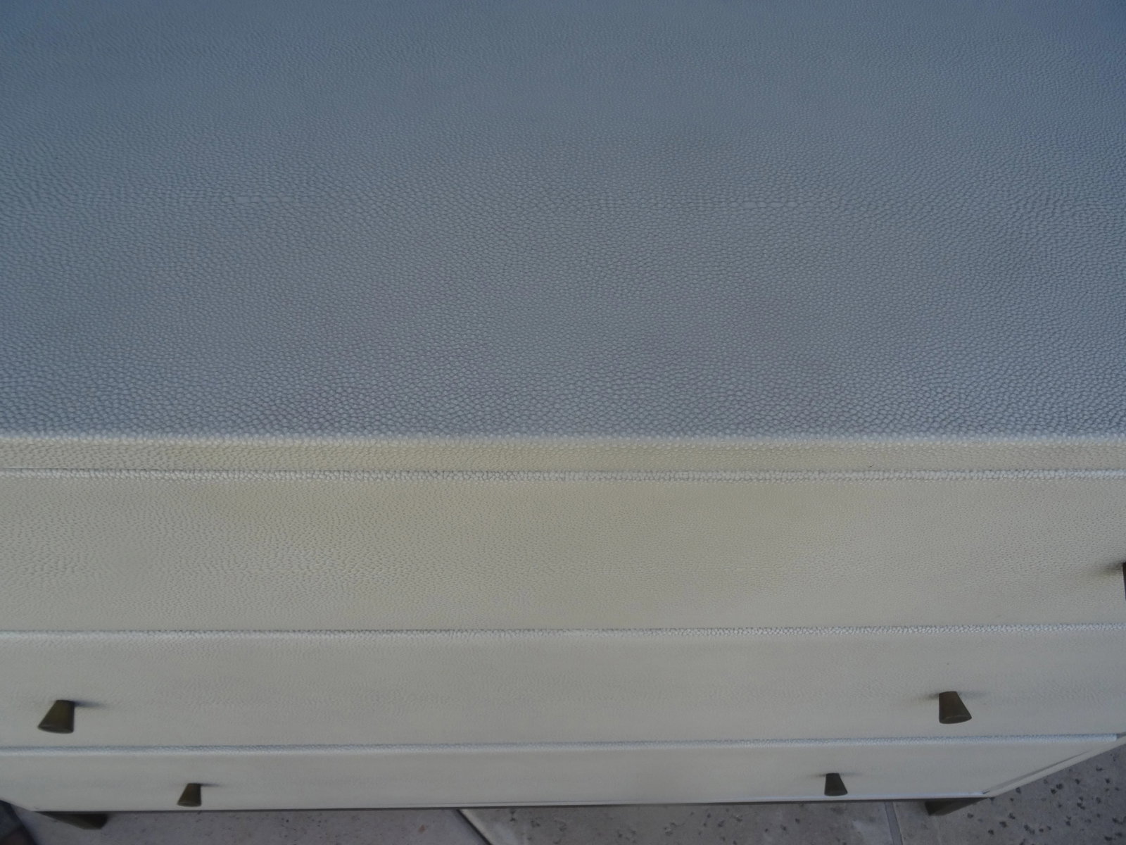 Aubrey Shagreen Leather Dresser From Rh - 2
