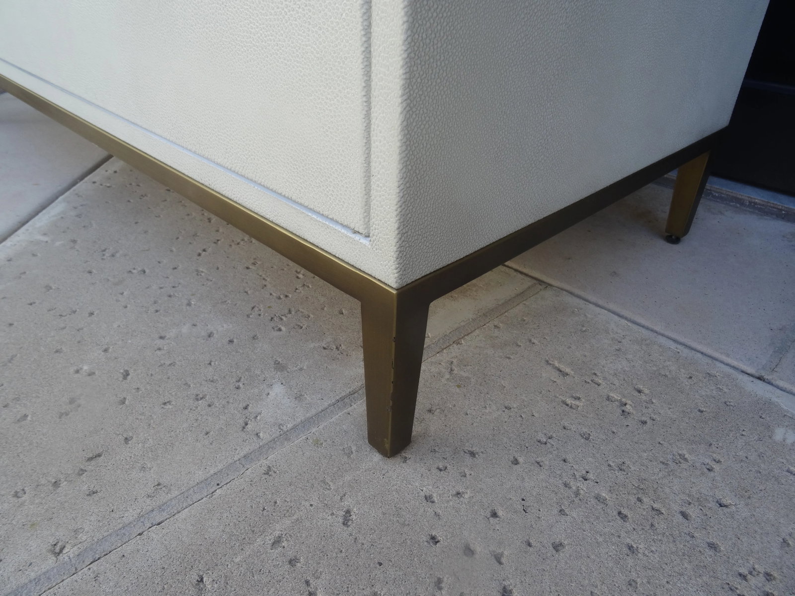 Aubrey Shagreen Leather Dresser From Rh - 4