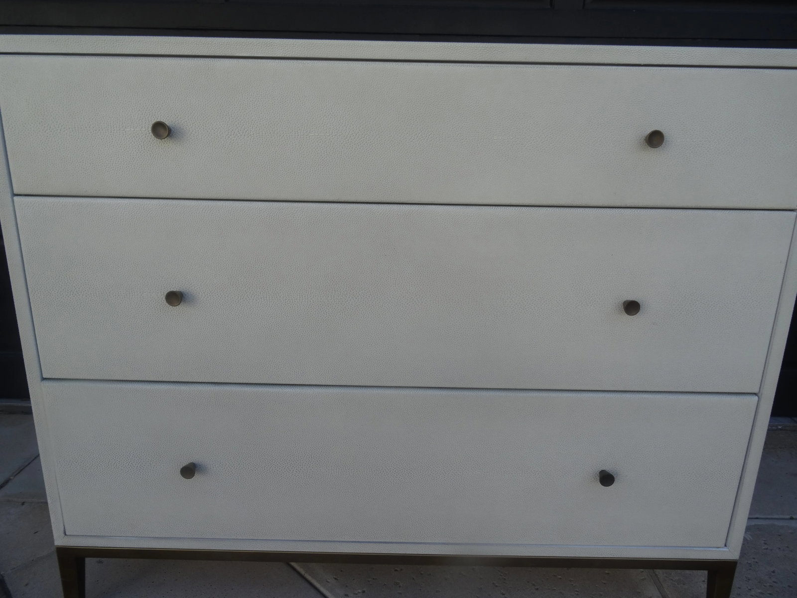 Aubrey Shagreen Leather Dresser From Rh - 5