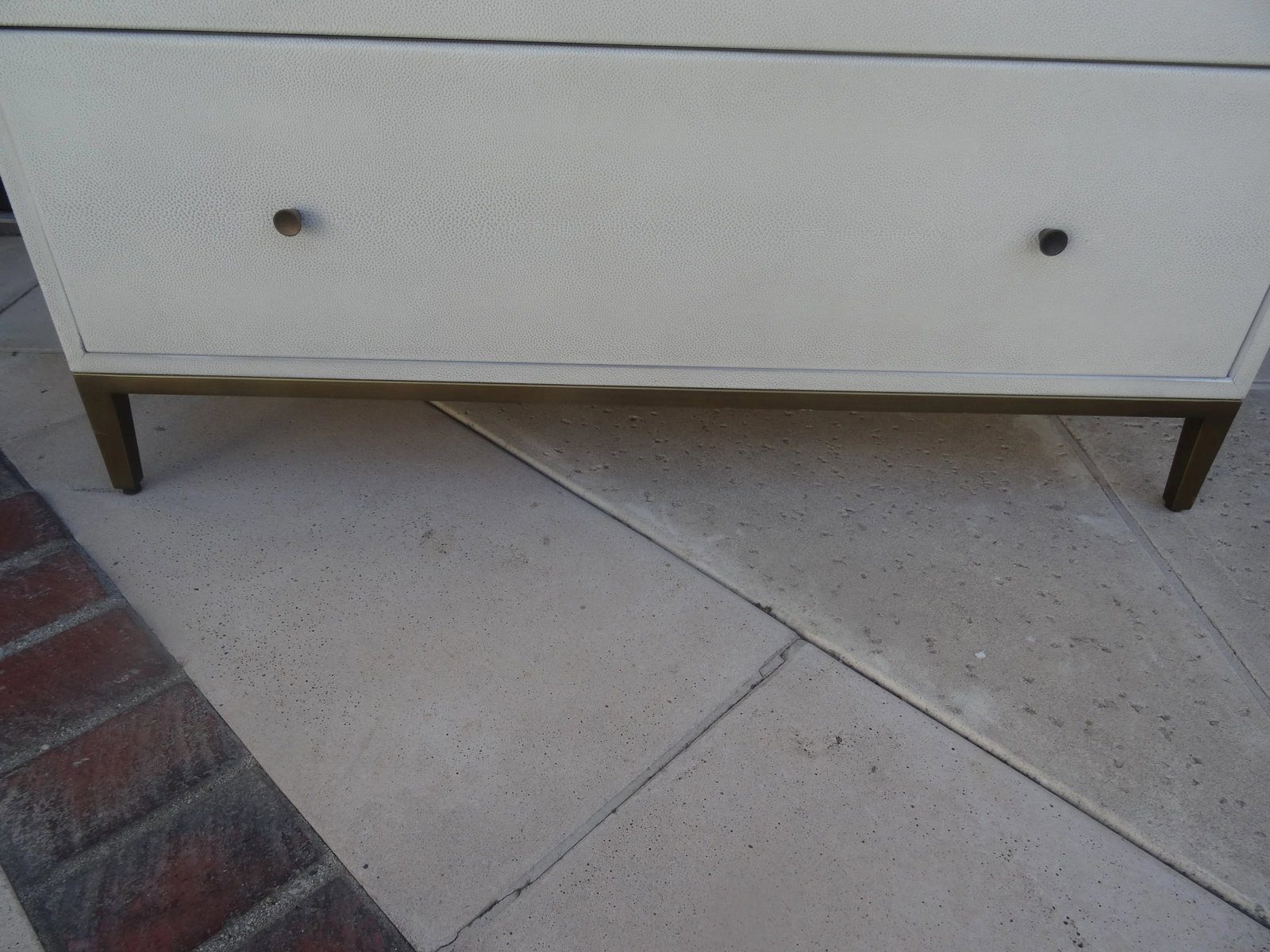 Aubrey Shagreen Leather Dresser From Rh - 7