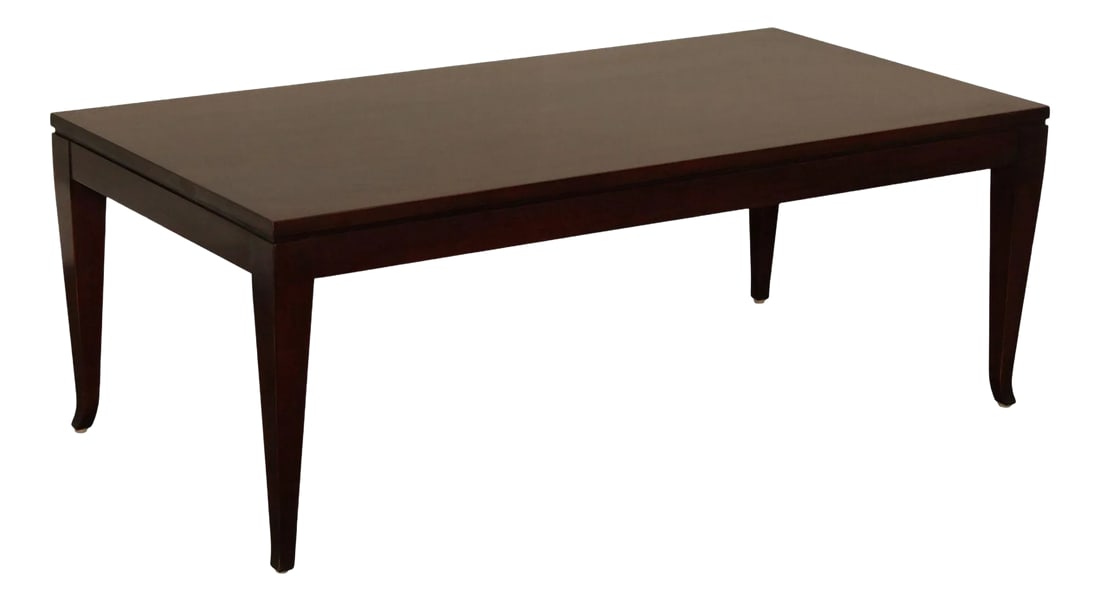 Stickley Metropolitan Collection Cherry Cocktail Table: High Quality American Made Dark Cherry Coffee Table By Stickley Condition: Alterations: Original Condition Unaltered Imperfections: Some Imperfections Condition Notes: Clean vintage condition.