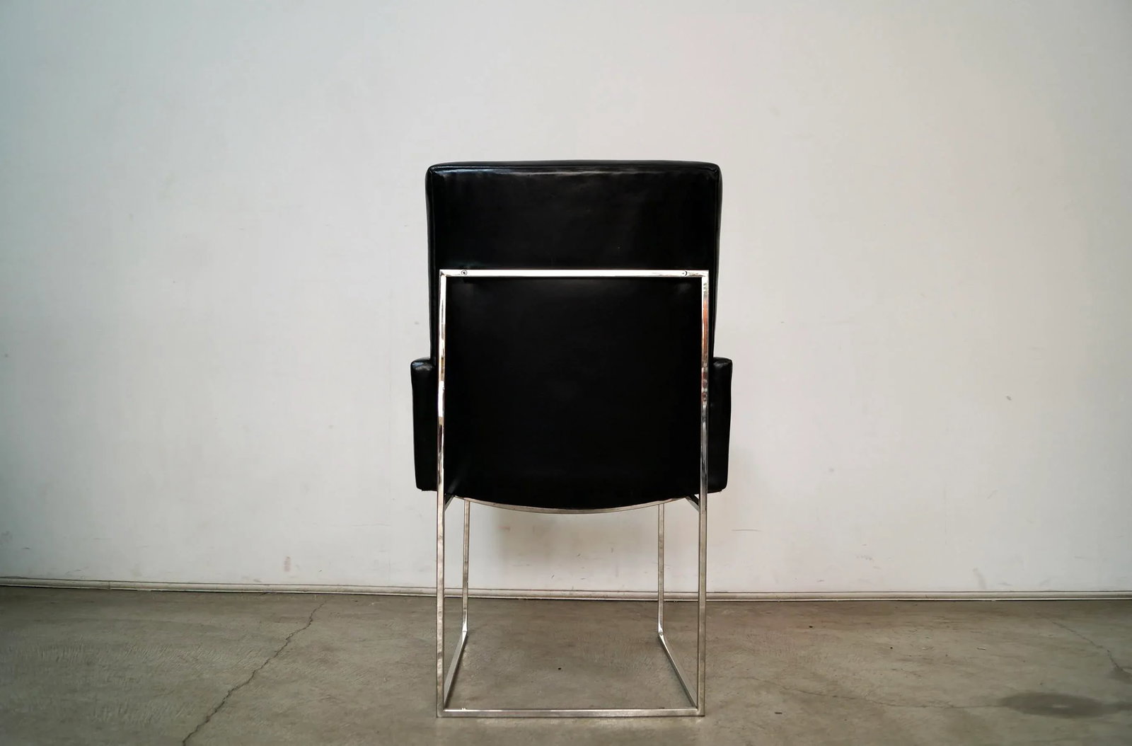 Milo Baughman for Thayer Coggin Black Leather Armchair - 7