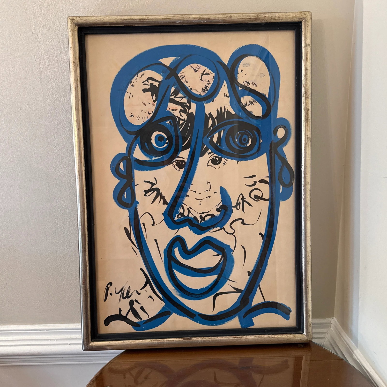 1970s Abstract Painting by Peter Keil - Framed - 5