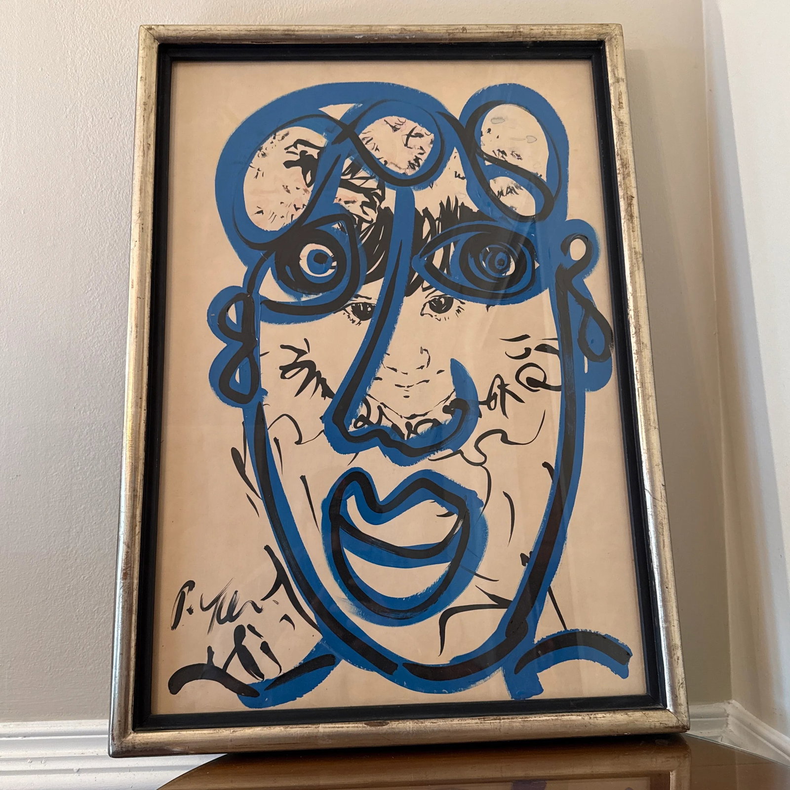1970s Abstract Painting by Peter Keil - Framed - 6