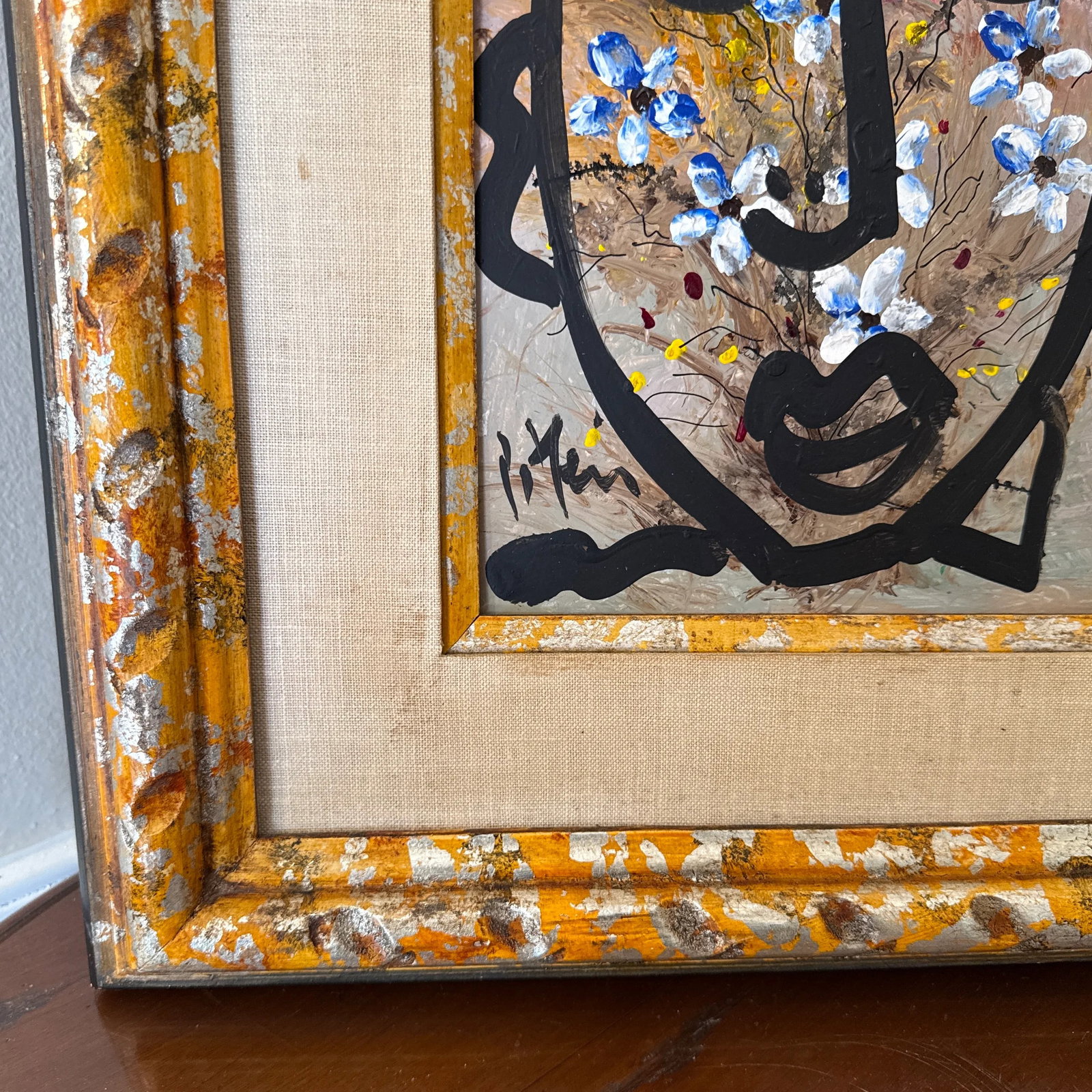 1960s Peter Keil Original Oil Painting on Canvas, Framed - 4