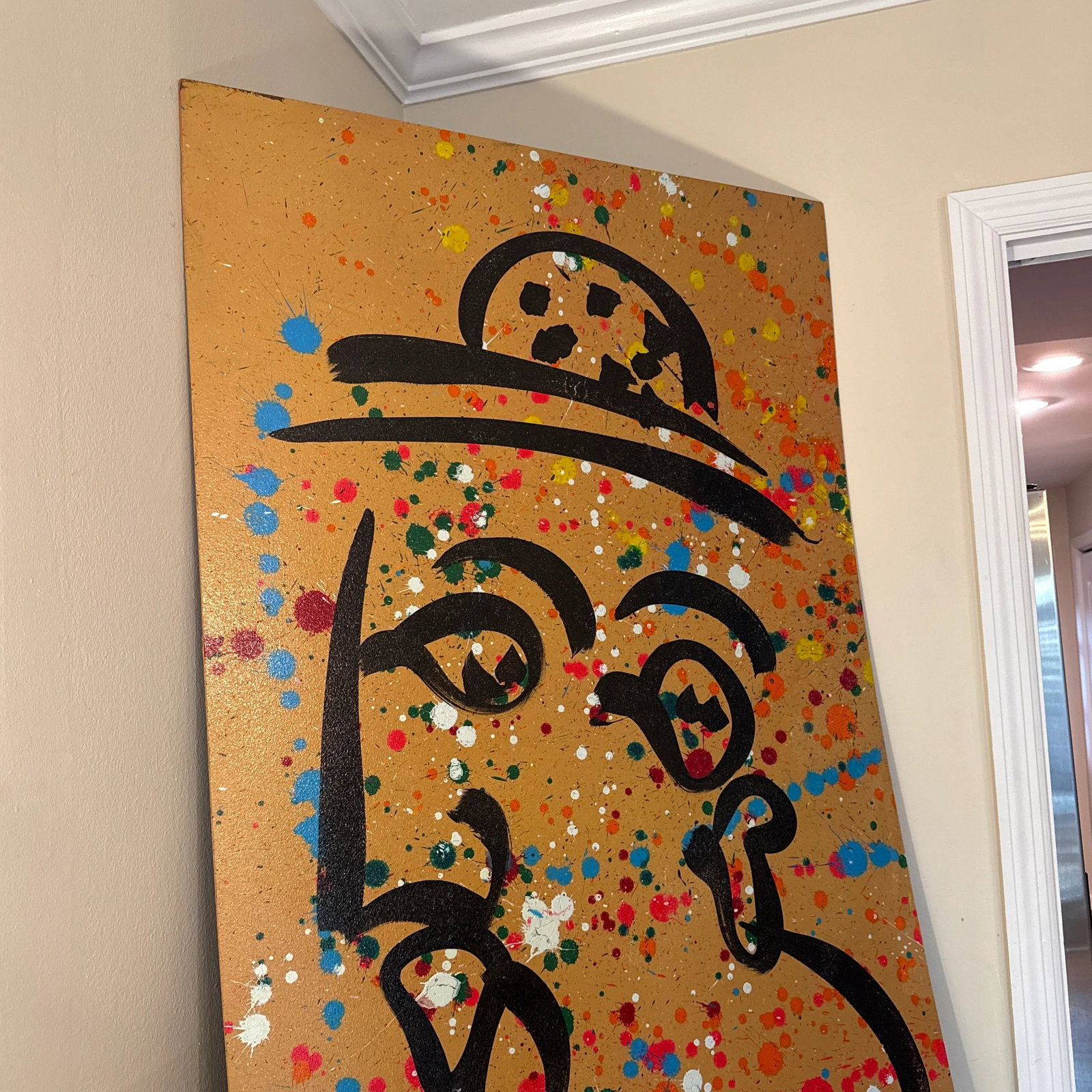 Vintage 1970s Peter Keil Painting on Board Unframed - 5