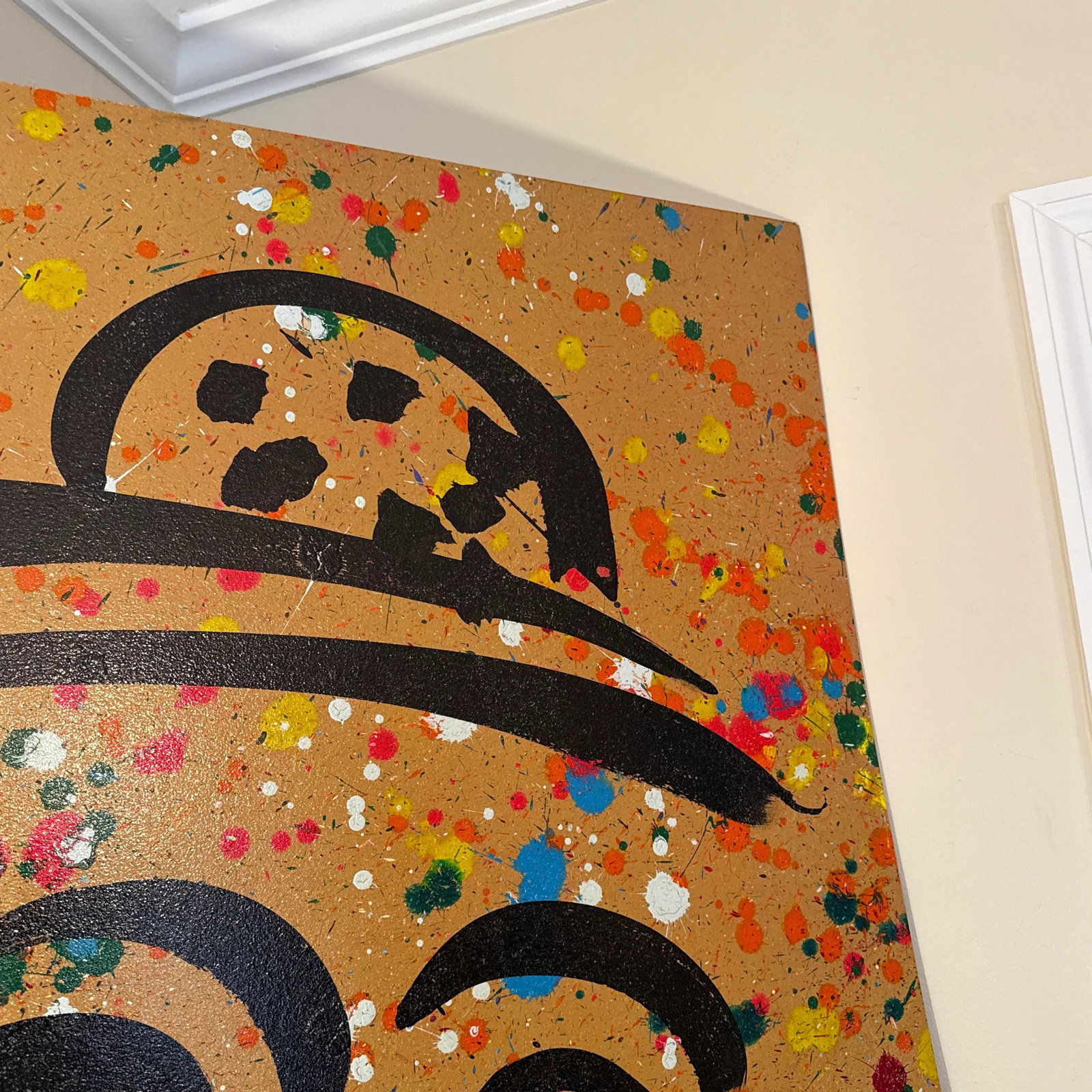 Vintage 1970s Peter Keil Painting on Board Unframed - 7